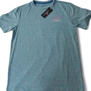 Vineyard Vines Heather Blue Short Sleeve Tee